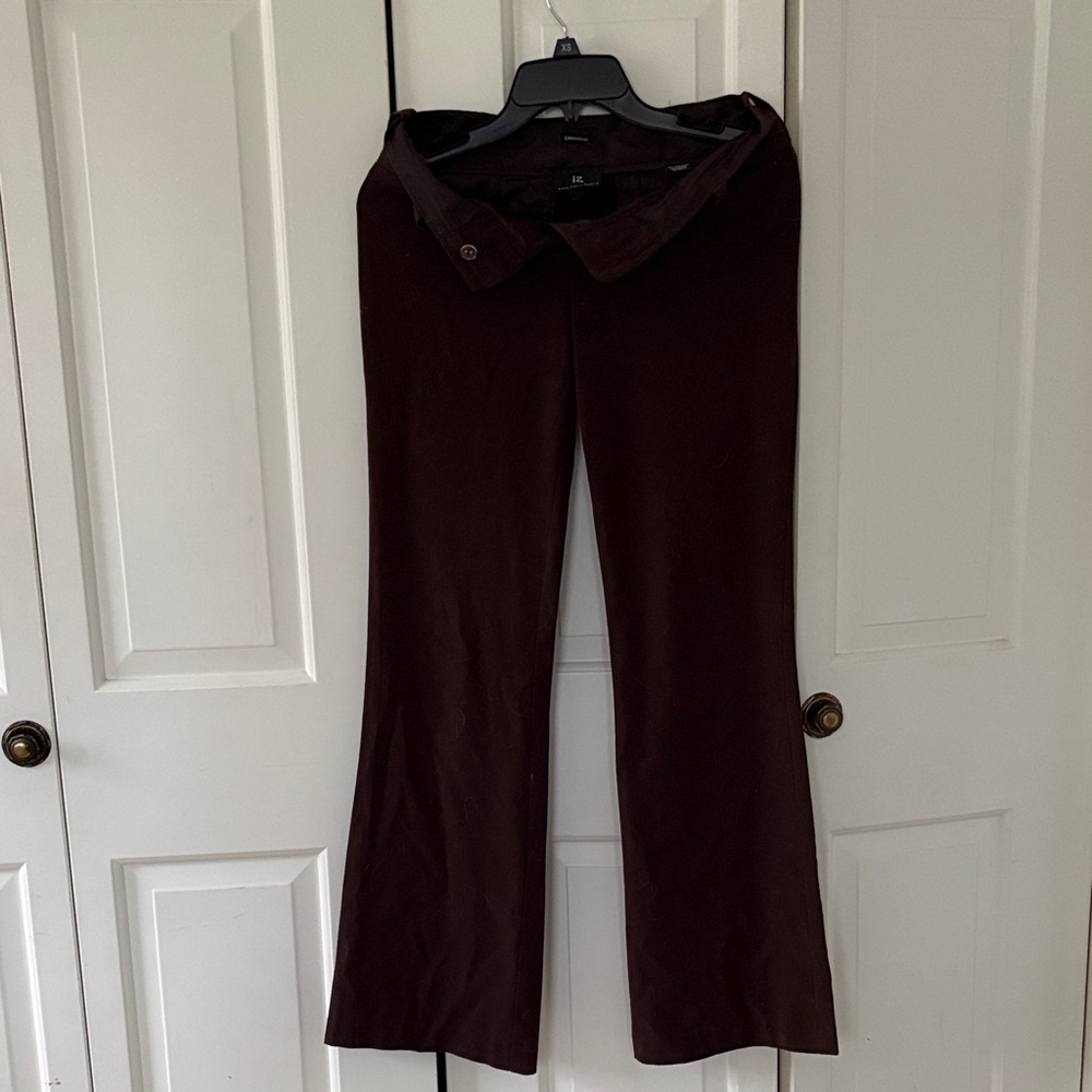 Y2K low rise Kenar Chocolate Flare Pants